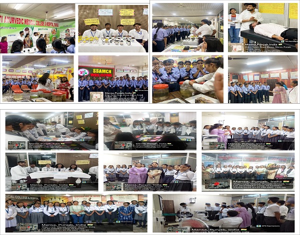 Educational visit from two school students:- Heritage international school bhikhi and silver vatika school bhikhi. Approx 60 students visited the college campus.